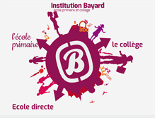 Tablet Screenshot of institutionbayard.fr